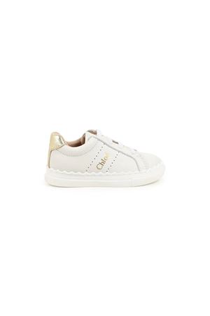 sneakers in pelle bianco CHLOE' KIDS | C20319117